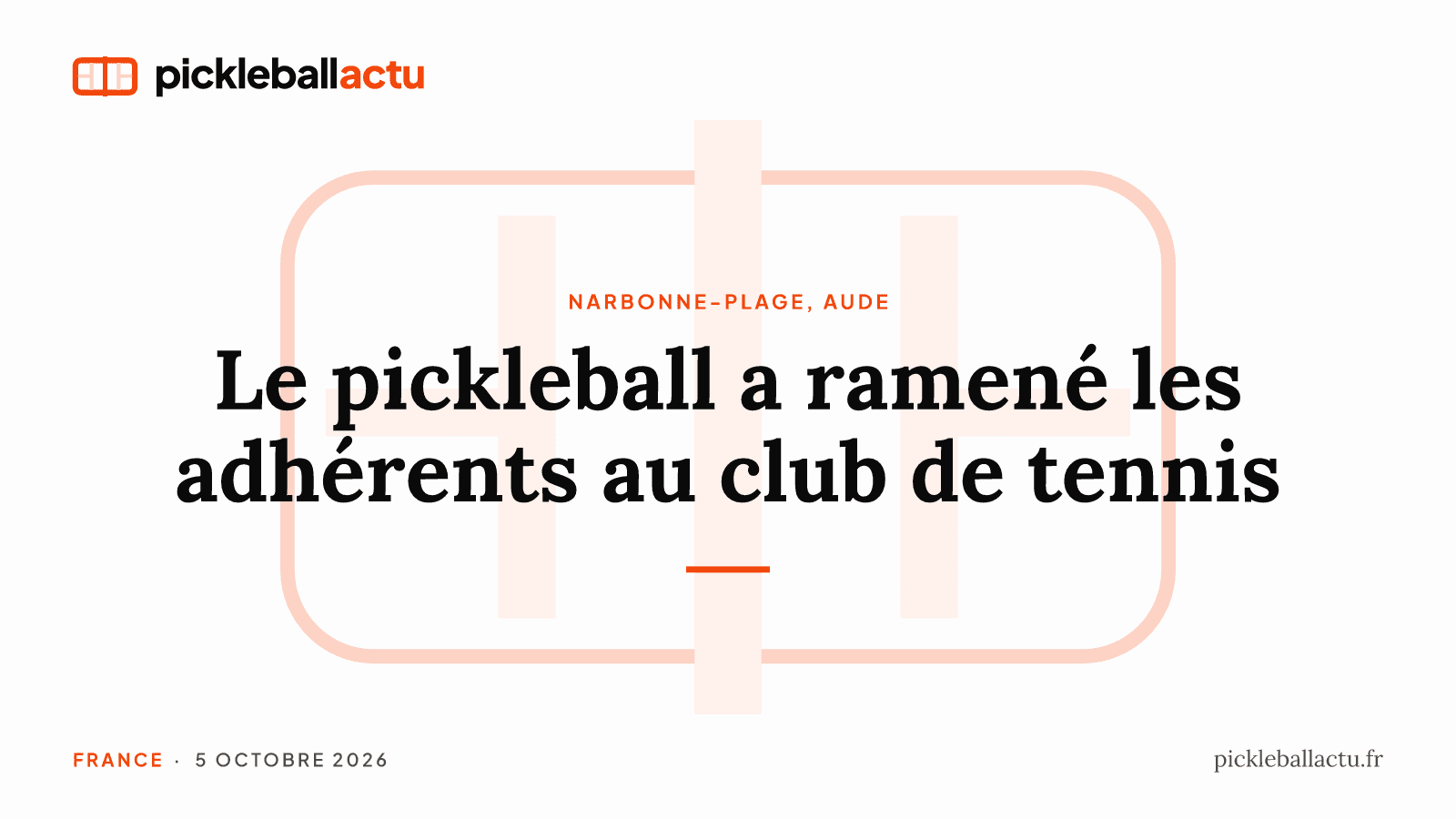 À Narbonne-Plage, les terrains de pickleball ont ramené des adhérents au club de tennis