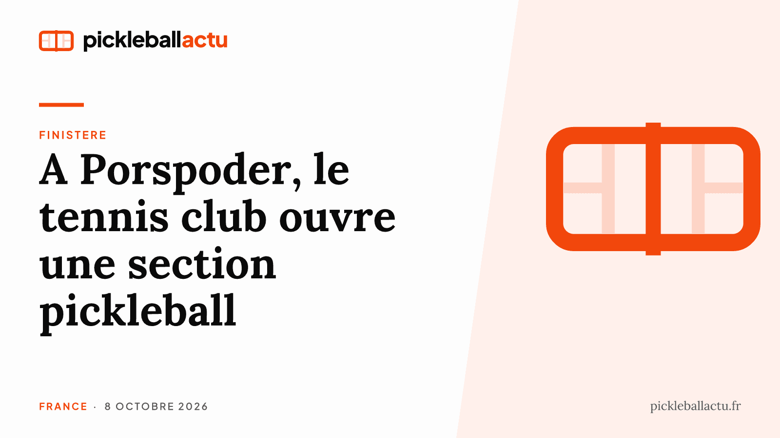 À Porspoder, le tennis club ouvre une section pickleball le samedi après-midi