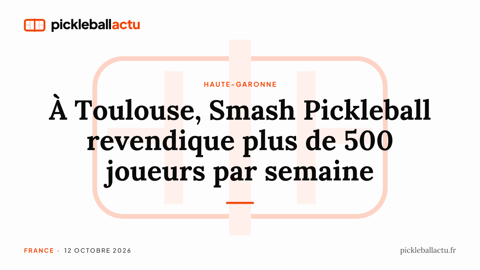 À Toulouse, le complexe Smash Pickleball revendique plus de 500 joueurs par semaine